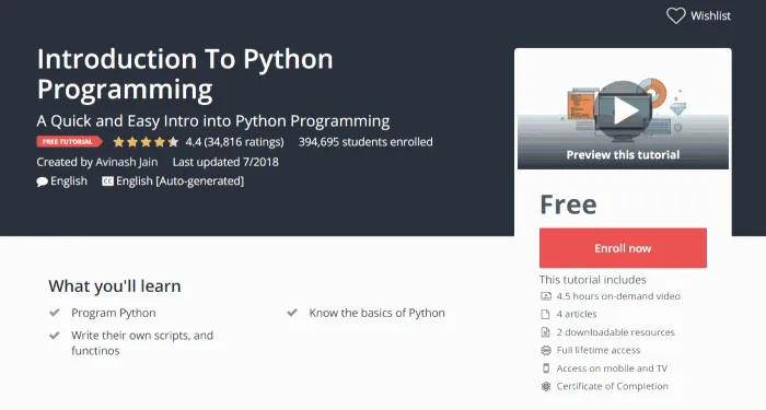 Introduktion til Python-programmering