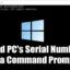 Finne PC-ens serienummer ved hjelp av CMD