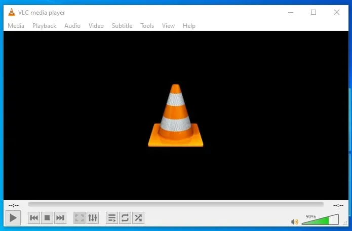 Åpne VLC Media Player-appen