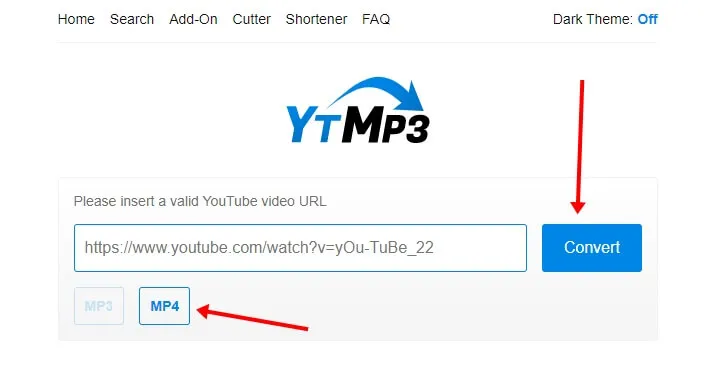 YTMp3 – YouTube na MP4