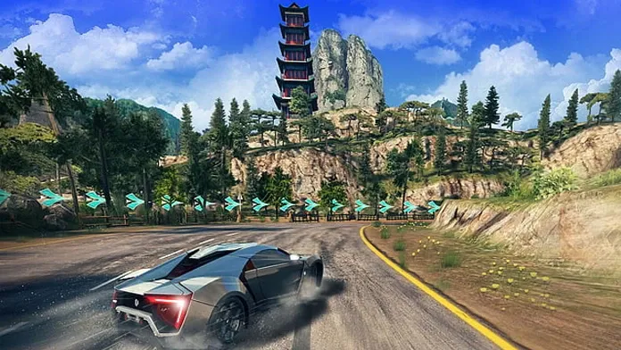 Геймплей на Asphalt 8 на Android TV