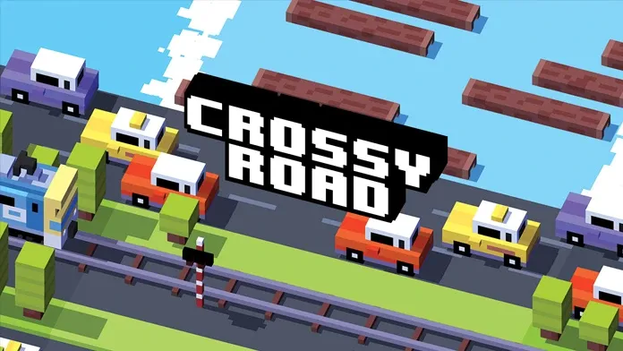 Геймплей Crossy Road на Android TV