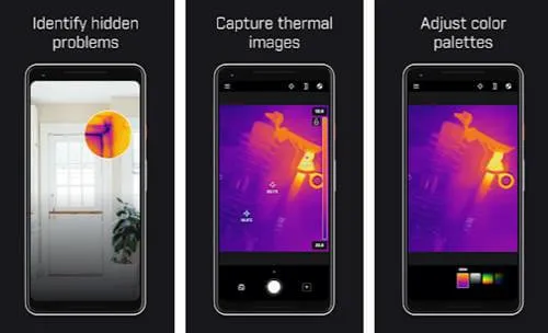 FLIR ONE 앱 스크린샷