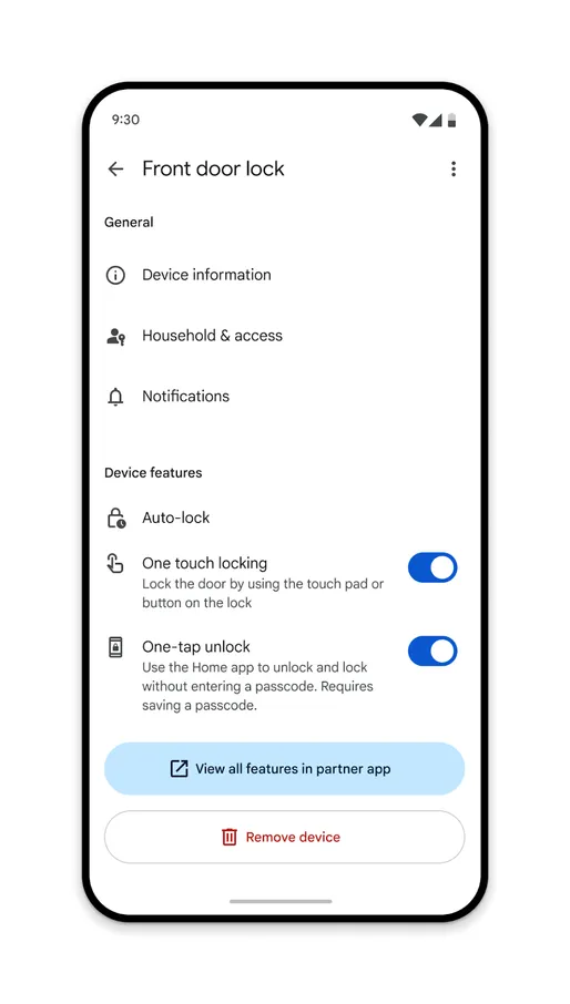 透過手機控制 Nest 前門鎖