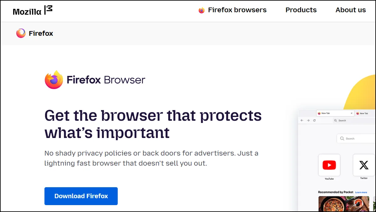 Stáhněte si nejnovější Firefox