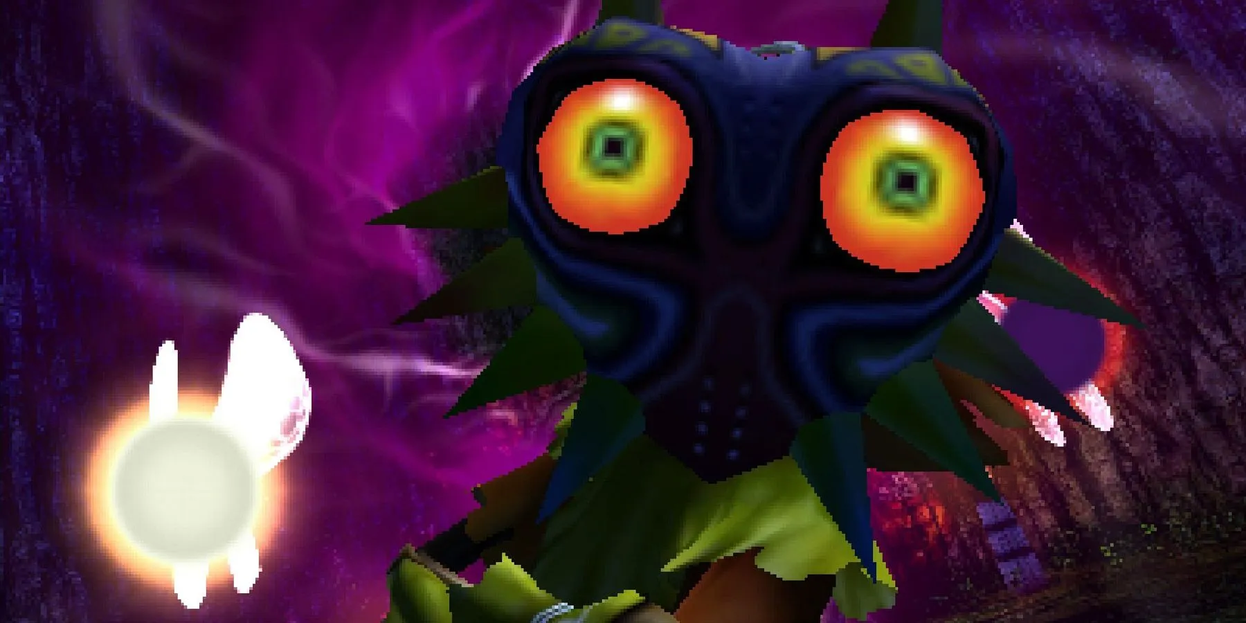 Et skjermbilde fra Majora's Mask på 3DS.