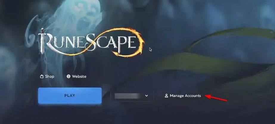 Administrar cuentas en Jagex Launcher