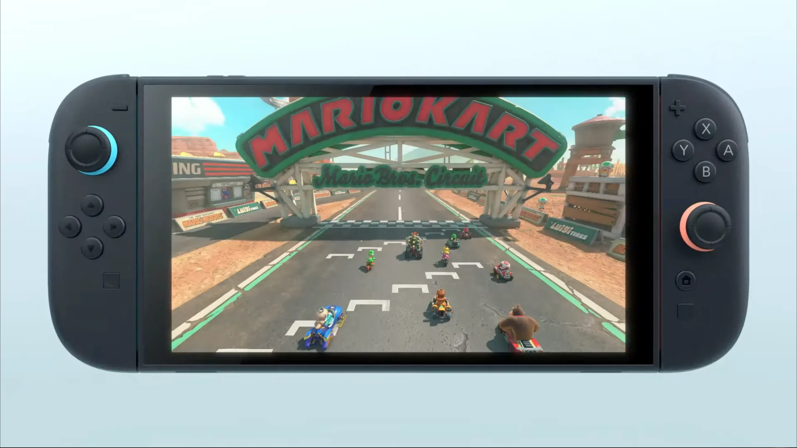 Дизайн консоли Nintendo Switch 2 и Mario Kart