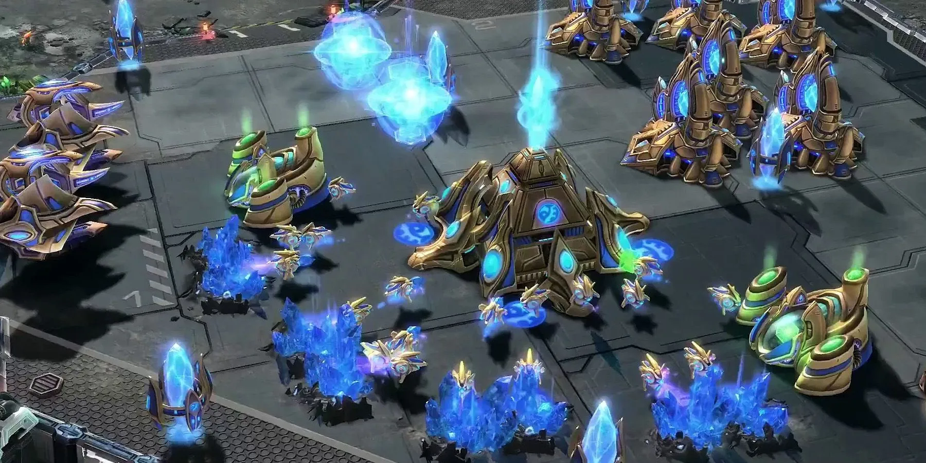 Captura de tela do jogo Starcraft II.